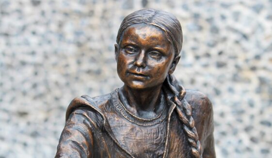 Greta Thunberg's statue