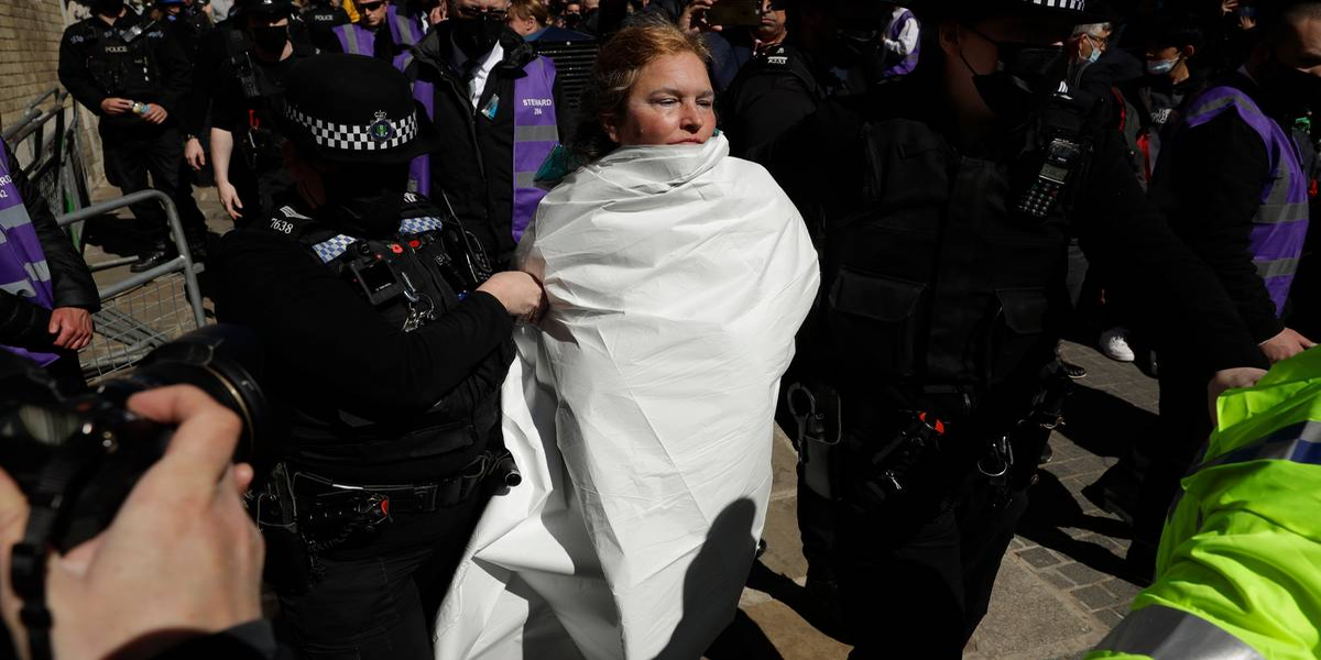 Woman charged after allegedly topless near Windsor Castle following Prince Philip's funeral