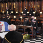 Prince Philip has been buried at St. George's Chapel in Windsor.