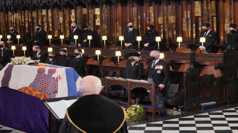 Prince Philip has been buried at St. George's Chapel in Windsor.
