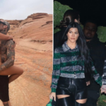 Kourtney Kardashian and Travis Barker get undressed and steamy in the desert