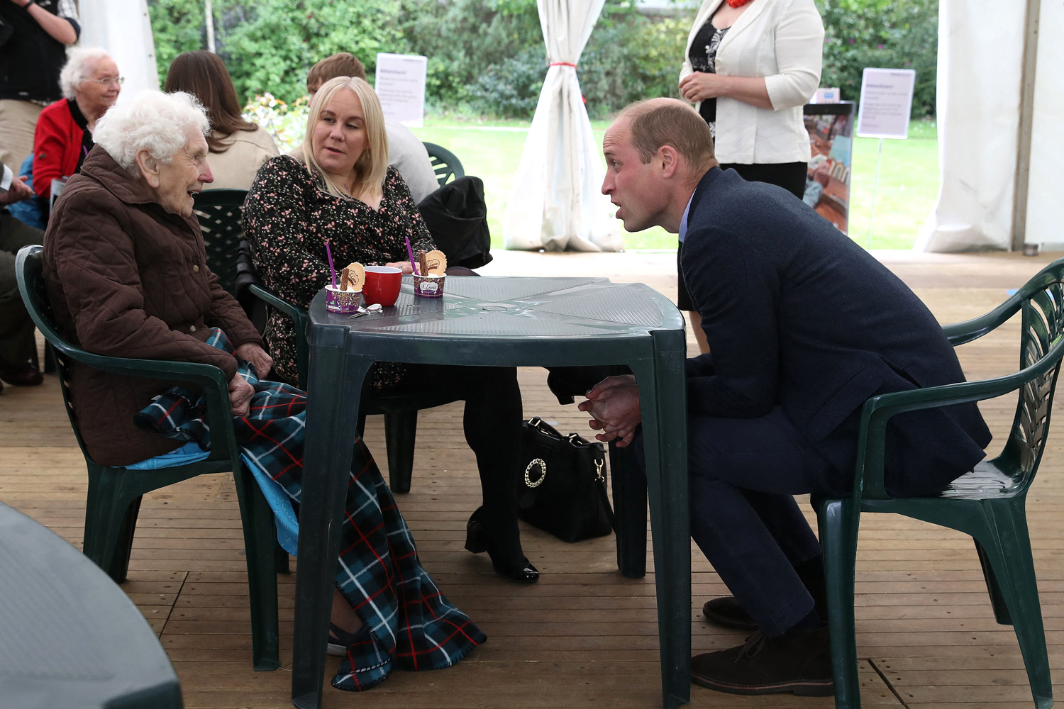 Prince William 'flirts' with 96-year-old woman in Scotland