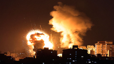 Palestinian terrorists fire hundreds of rockets into Israel