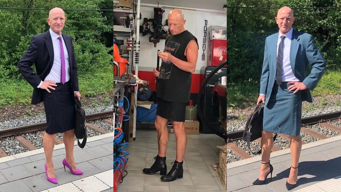 Mark Bryan the man who dresses in women's clothes to break stereotypes