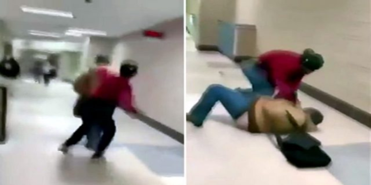 Black student brutally beats white student in alleged racial attack