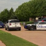 A child was found dead in the middle of a Texas Dallas street Saturday