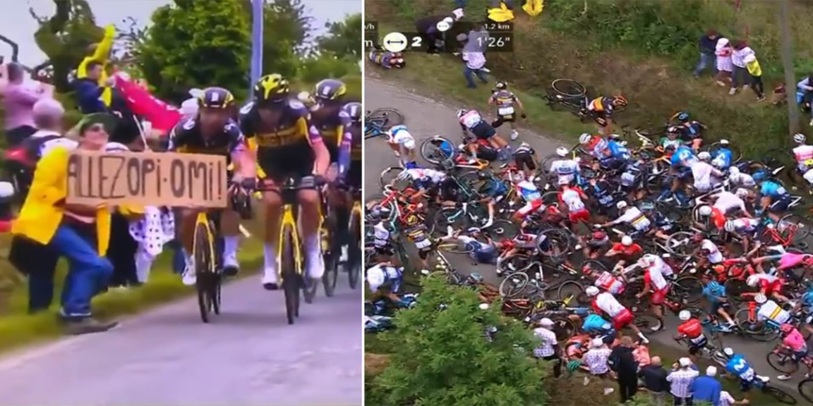 Fan who caused horrific crash at Tour de France faces up to a year in jail