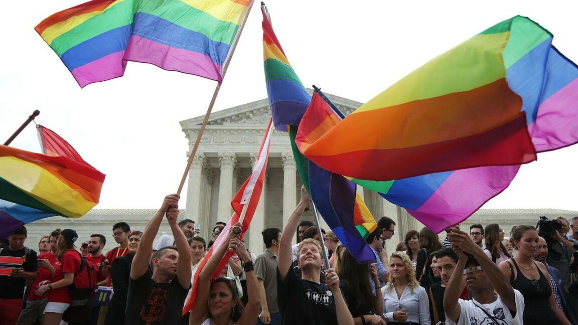 Support for same-sex marriage reaches a record high of 70 percent
