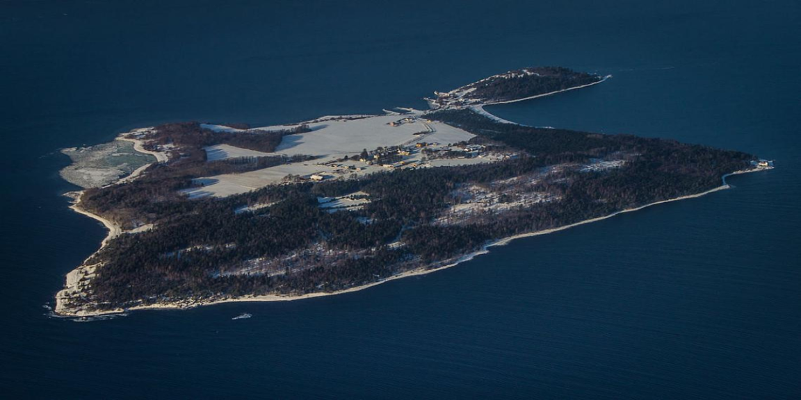 The world's nicest prison; an island where prisoners do not live behind bars
