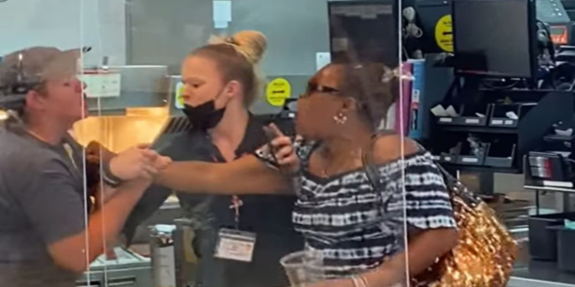 A customer got angry and attacked several McDonald's employees