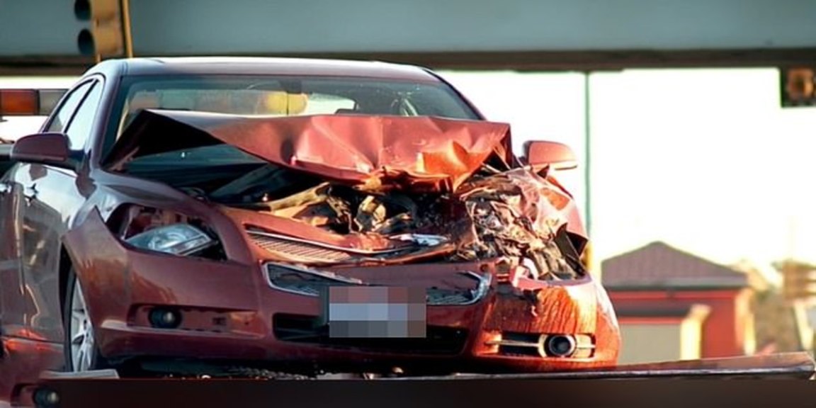 9- and 4-year-old girls stole their parents' car and crashed into a truck