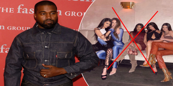 Kanye West stops following the Kardashians on Twitter