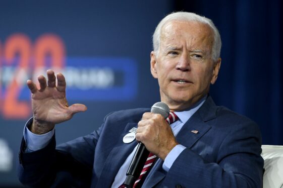 President Joe Biden indicated Wednesday evening that he is pushing to eliminate firearms sales