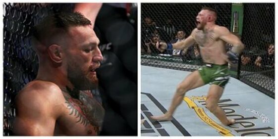 Conor McGregor breaks ankle against Dustin Poirier at UFC 264