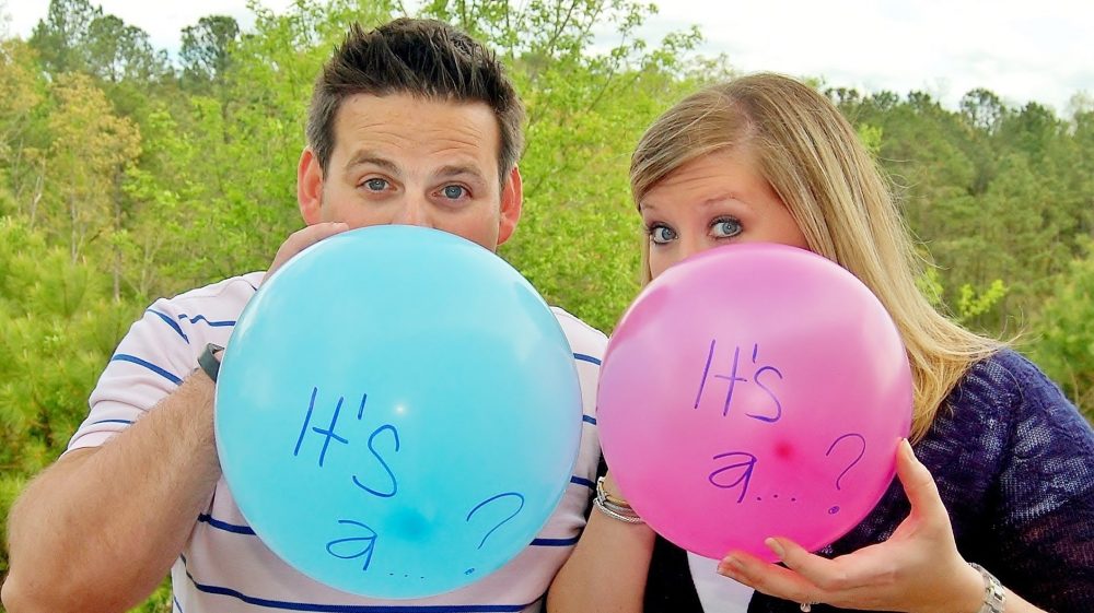 Pink or blue balloons to reveal child's sex but the unthinkable happens