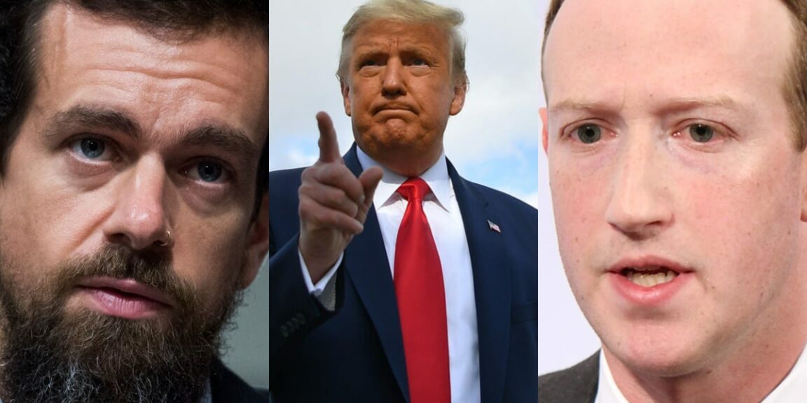 Trump to sue Mark Zuckerberg and Jack Dorsey