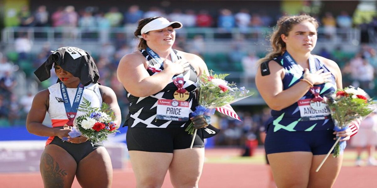 Olympic athlete who turned her back on the national anthem claims it celebrates the blood of slaves