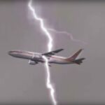 What happens when lightning strikes an airplane?