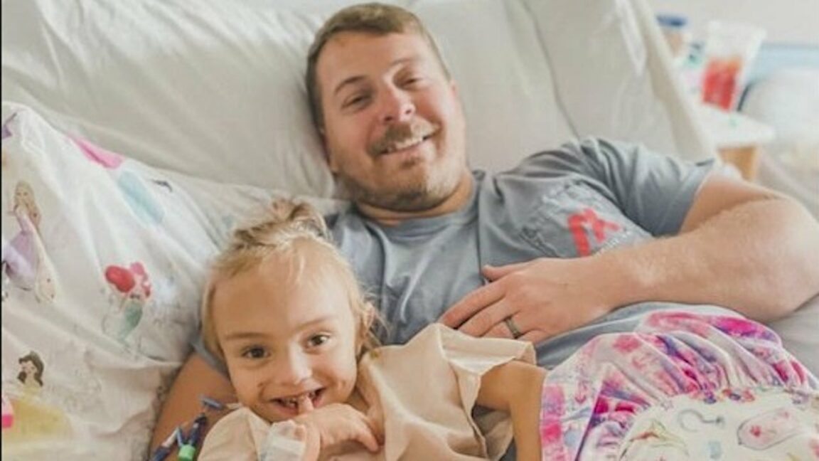 Girl born with kidney disease receives life-saving transplant from father