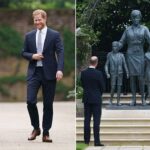 Prince William and Prince Harry unveiled a statue of their late mother, Diana