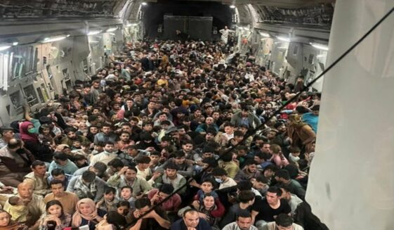 More than 600 people embarked on Air Force plane to flee Afghanistan