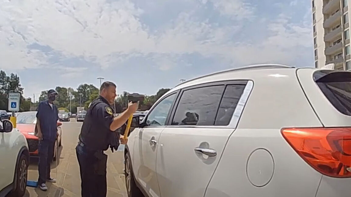 Ohio police save baby from hot car after his mother locked herself in it