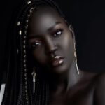 Nyakim Gatwech, the model who is known as the 'queen of dark'