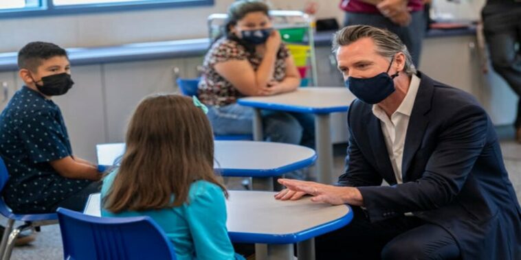 California mandates vaccination or testing for teachers and school employees, Newsom says