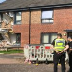 Truck driver deliberately crashes into house, completely wrecking building