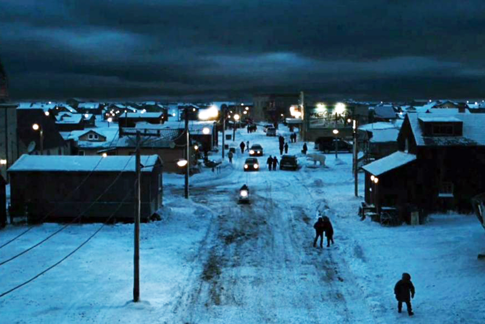 The town of Barrow, the Alaskan village that lived without sunshine for 65 days: two months