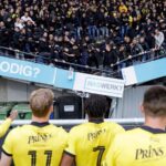 A group of soccer fans celebrated so loudly and boisterously that part of the stadium collapsed beneath them