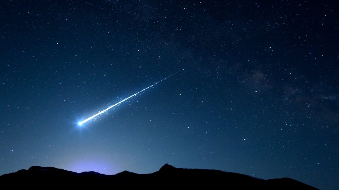 A meteorite landed inches from a woman's pillow while she slept