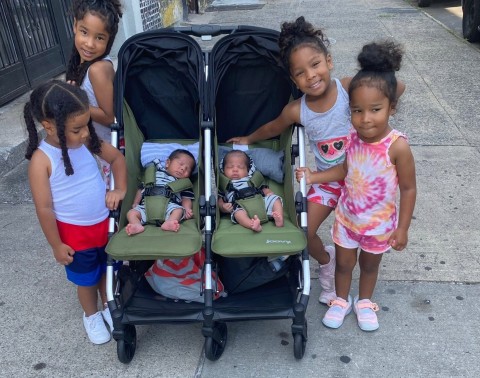 A mother gives birth to her third set of back-to-back twins, meaning she's had six babies in five years