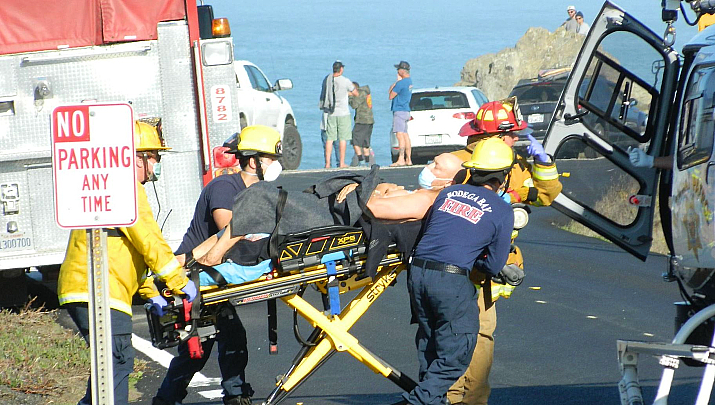 A man is airlifted for serious injuries after a shark attack off the coast of Sonoma