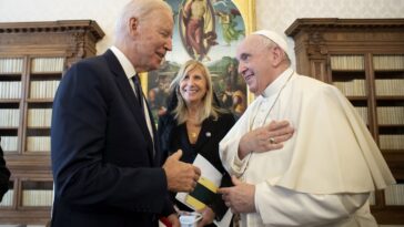Pope Francis and Biden meet for 90 minutes at the Vatican