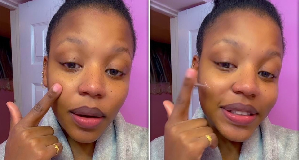 Woman claims using semen on face is the secret to glowing skin