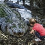 Crocodile devours 9-year-old girl in front of her little sister