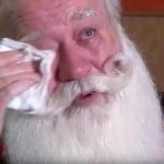 Child with cancer dies in the arms of Santa Claus