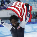 Erin Jackson, the first black figure skater to win a medal at the Olympics