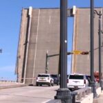 A woman falls to her death in Florida when the drawbridge she was crossing opened
