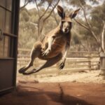 contentcreativestudio realistic photo of a kangaroo escaping fr af6c7158 e1cb 43b7 acdf b29e9529e441