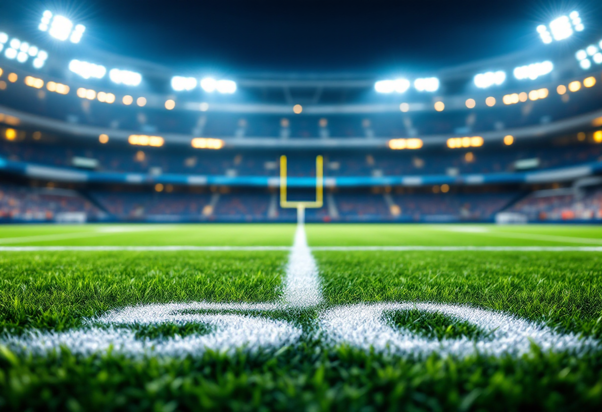 Darren Rizzi durante una sessione di coaching NFL