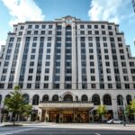 Fairmont Queen Elizabeth Hotel during labor dispute