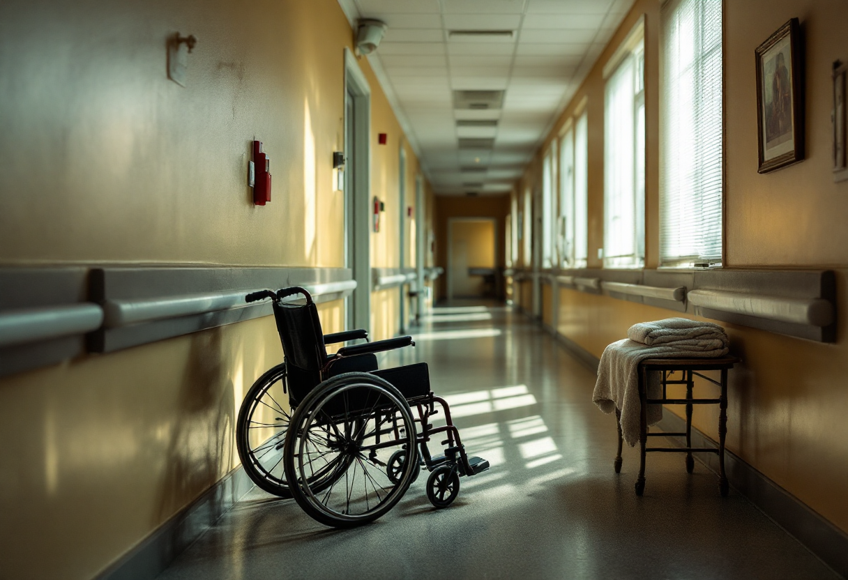 Elderly residents of a nursing home affected by Hurricane Ida