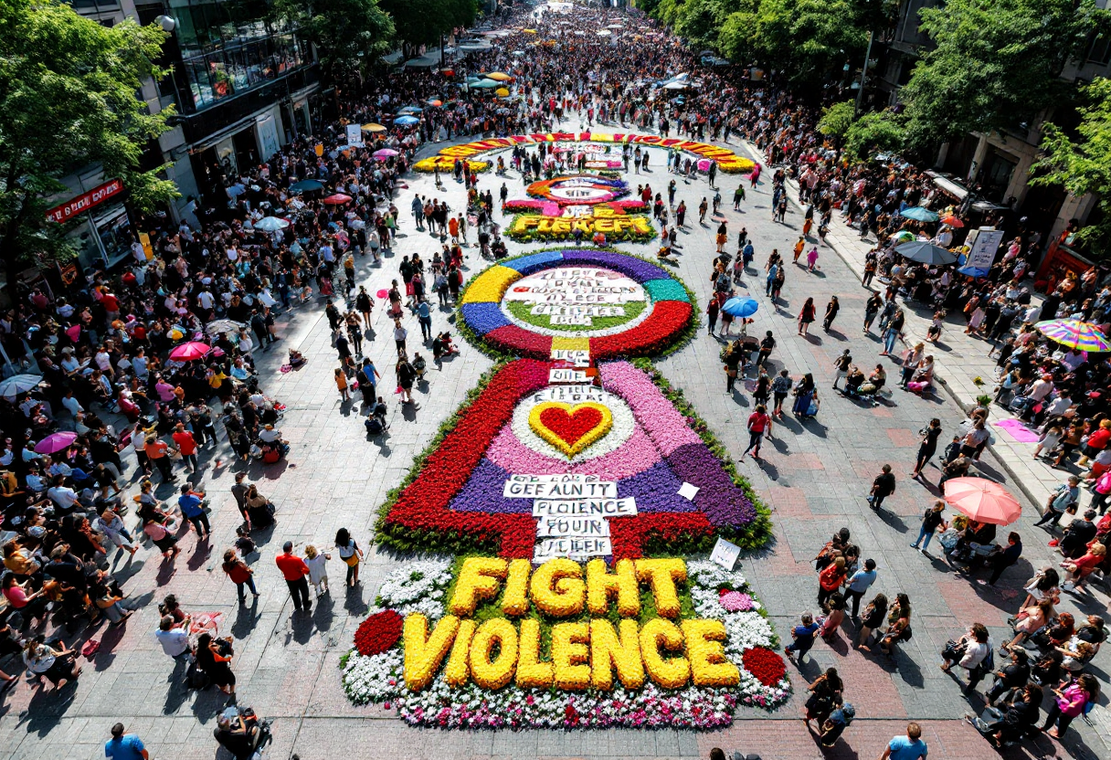 March for gender-based violence victims in Canada