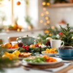 Family members sharing holiday tasks for festive joy