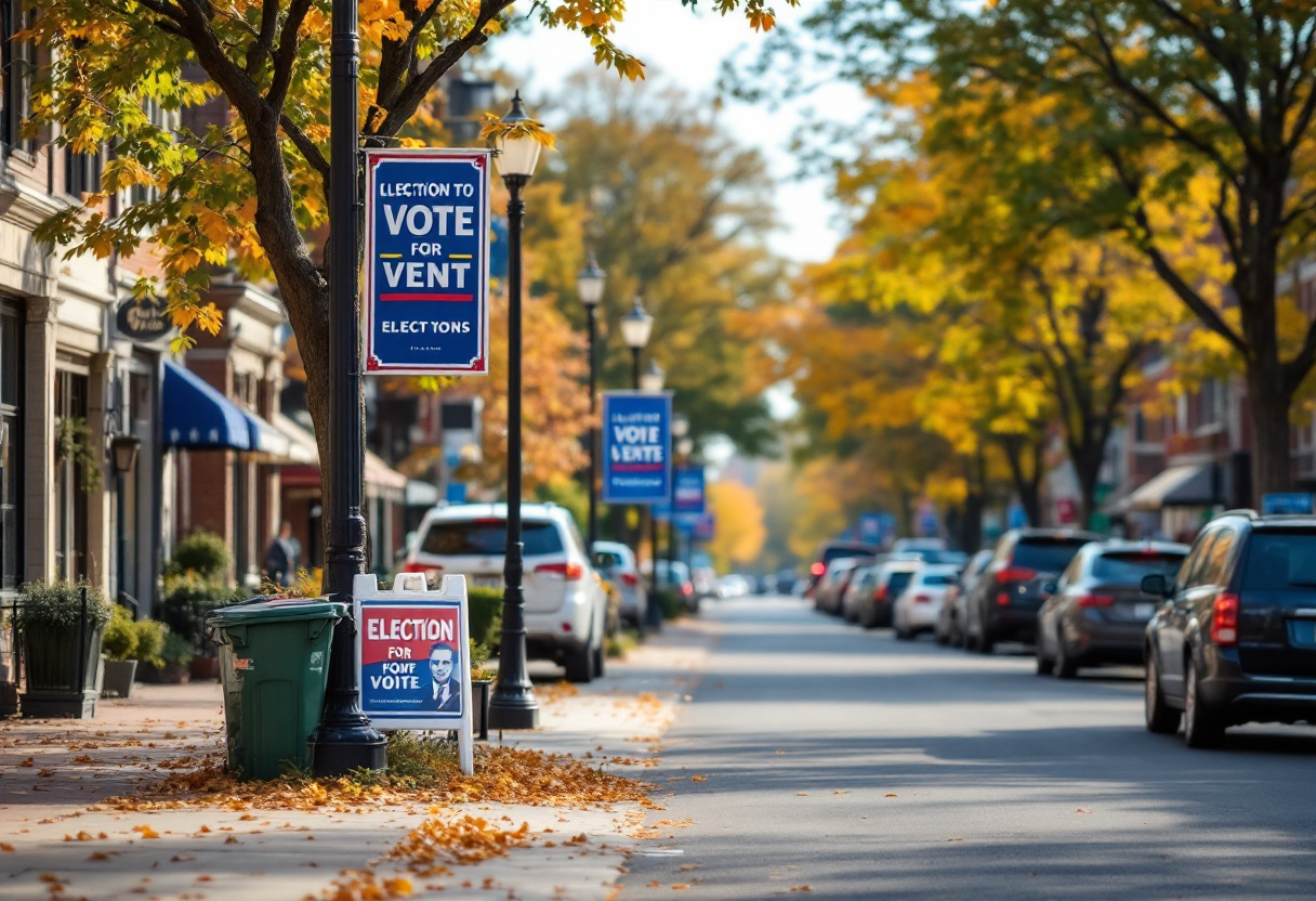 Votanti alle elezioni in Virginia durante l'era Trump