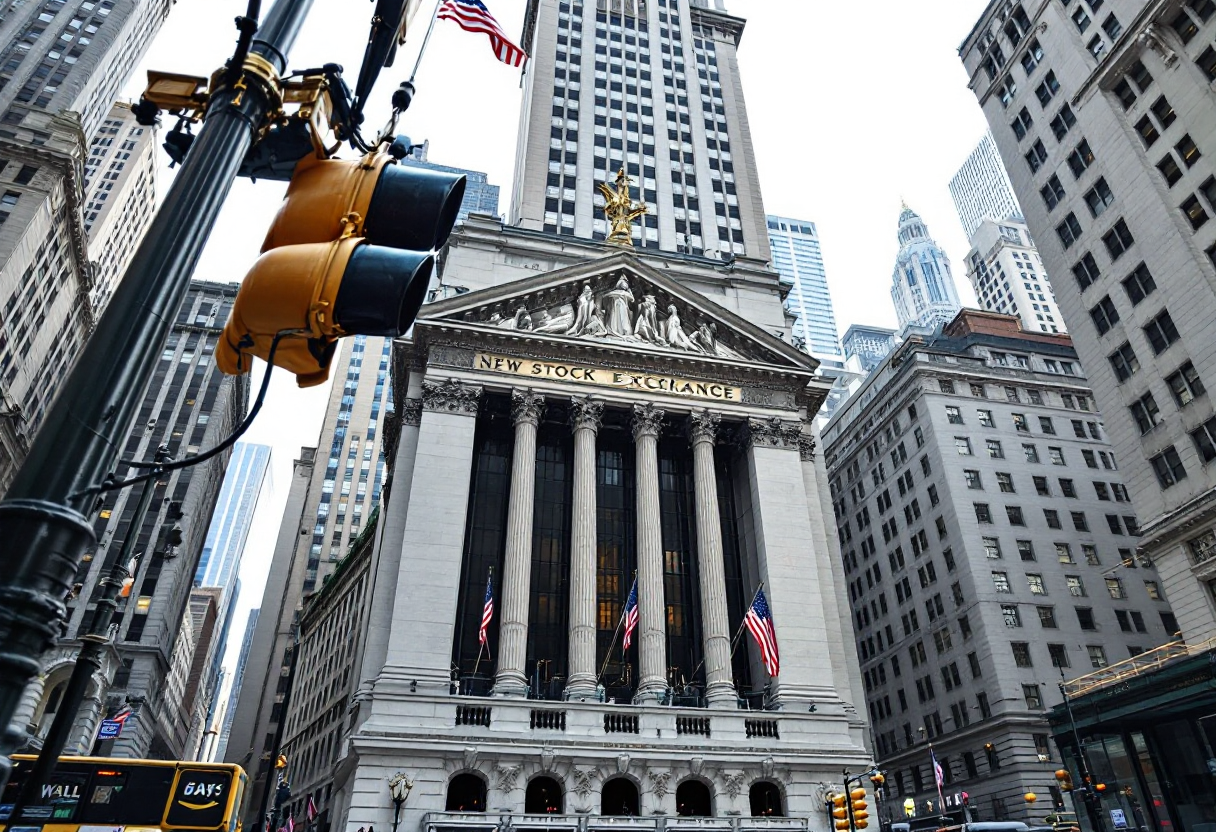 Wall Street skyline reflecting economic optimism after Trump