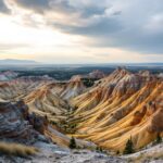 Scena iconica di Yellowstone stagione 5 con paesaggi mozzafiato