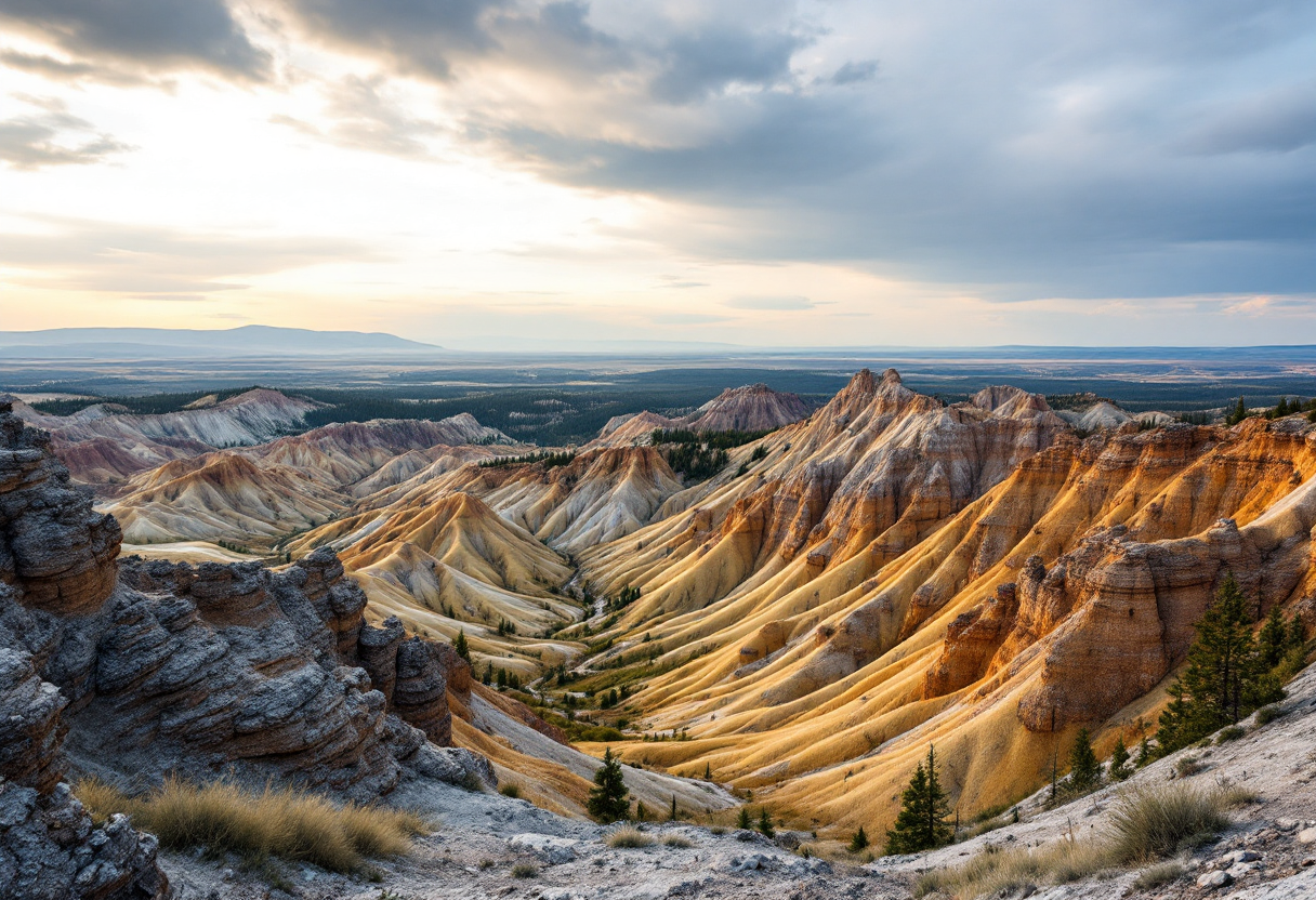 Scena iconica di Yellowstone stagione 5 con paesaggi mozzafiato